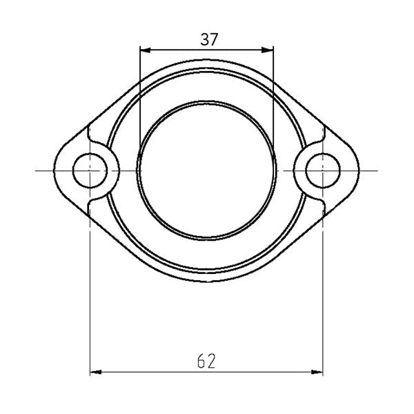 KIMPEX CARBURETOR ADAPTER MOUNTING FLANGE - Driven Powersports Inc.7794222107233085670