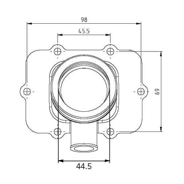 KIMPEX CARBURETOR ADAPTER MOUNTING FLANGE - Driven Powersports Inc.779422251993420 - 867 - 885