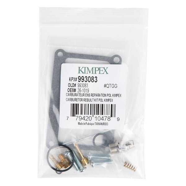 KIMPEX CARBURETOR REPAIR KIT - Driven Powersports Inc.77942010478926 - 1019