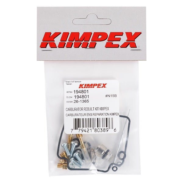 KIMPEX CARBURETOR REPAIR KIT - Driven Powersports Inc.77942180389626 - 1365