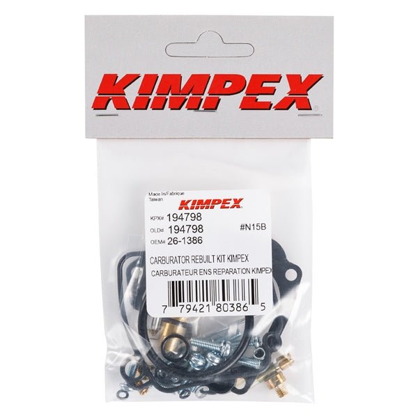 KIMPEX CARBURETOR REPAIR KIT - Driven Powersports Inc.77942180386526 - 1386