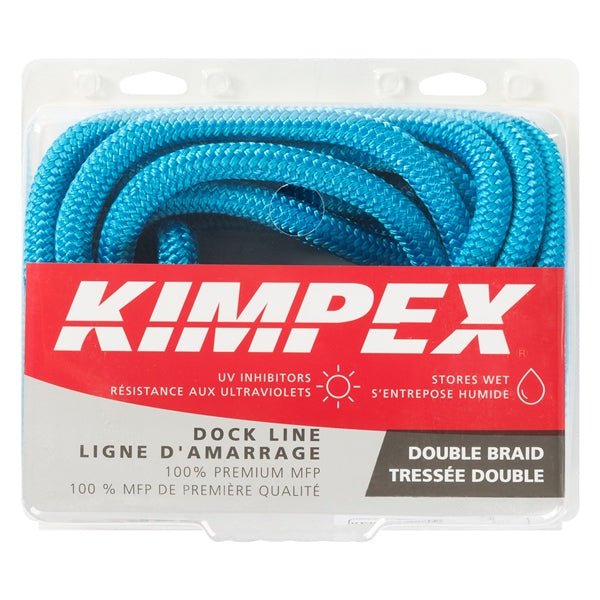 KIMPEX DOUBLE BRAIDED DOCK LINE - Driven Powersports Inc.77942314612052908