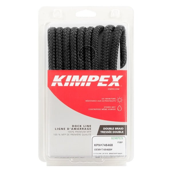 KIMPEX DOUBLE BRAIDED DOCK LINE - Driven Powersports Inc.779421504915748944