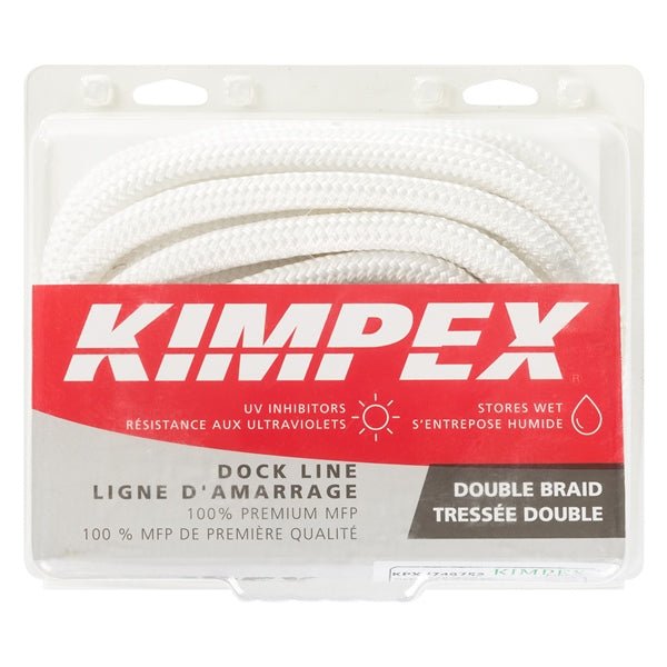 KIMPEX DOUBLE BRAIDED DOCK LINE - Driven Powersports Inc.779421504953748948