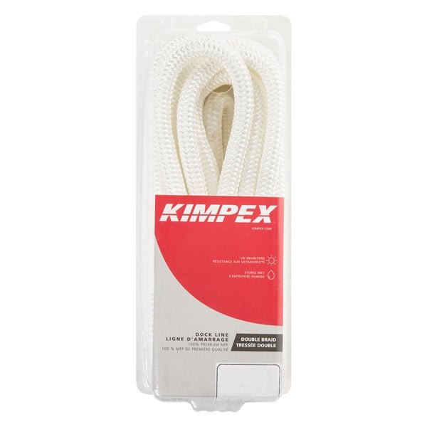 KIMPEX DOUBLE BRAIDED DOCK LINE - Driven Powersports Inc.779421505004748954