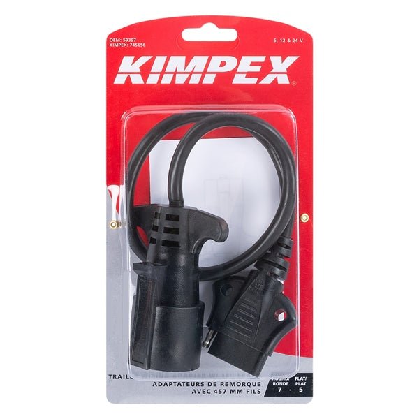 KIMPEX TRAILER WIRE ADAPTER WITH LEAD (59397) - Driven Powersports Inc.76356259397659397