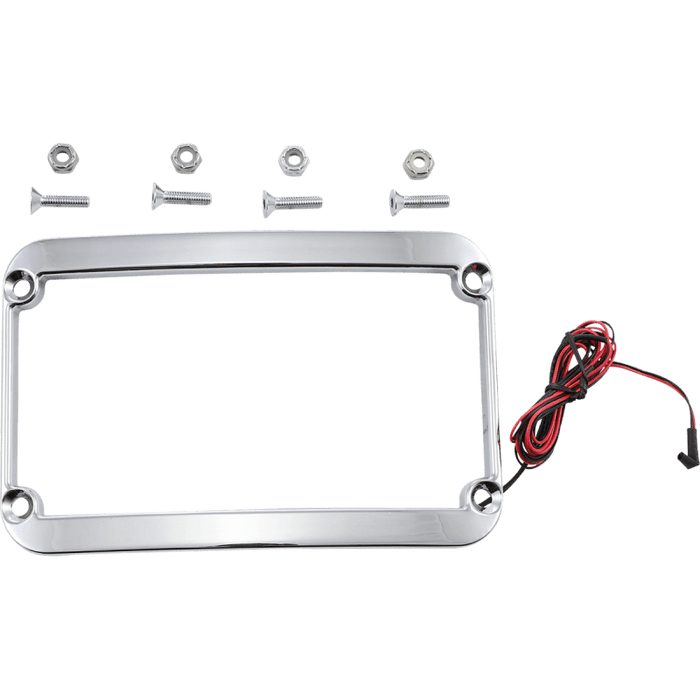 KLOCK WERKS 09 - 19 FLHT LIC/PLT FRAME LIGHTED - Driven Powersports Inc.KWS - 01 - 0088 - C