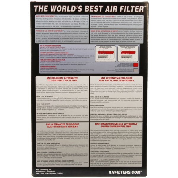 KN HIGH - FLOW OEM AIR FILTER (YA - 1009) - Driven Powersports Inc.024844245199YA - 1009