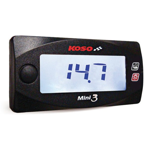 KOSO NORTH AMERICA MINI 3 AIR/FUEL RATIO METER (BA003211) - Driven Powersports Inc.BA003211BA003211