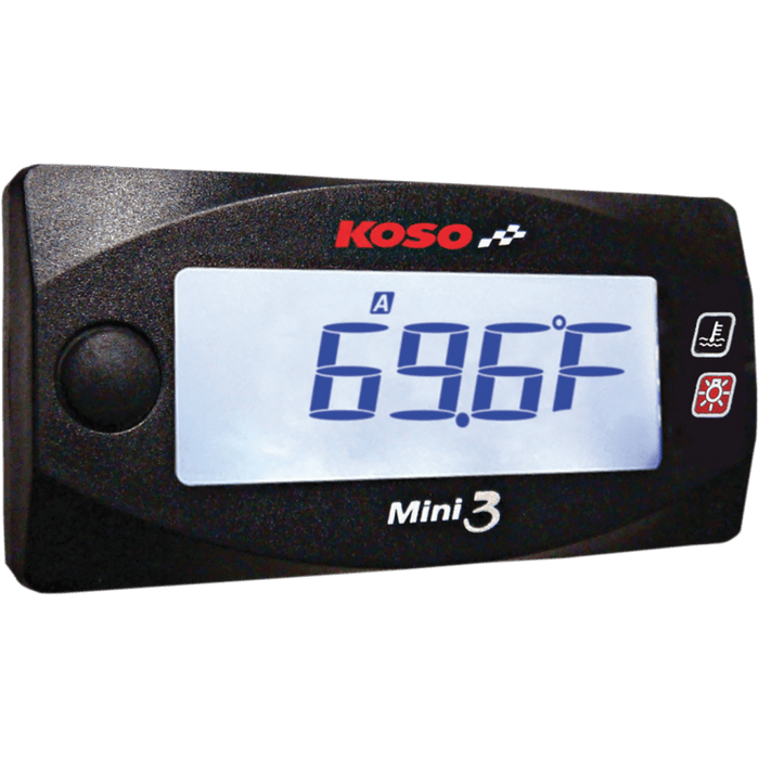 KOSO NORTH AMERICA MINI 3 WATER TEMPERATURE METER - Driven Powersports Inc.BA003170