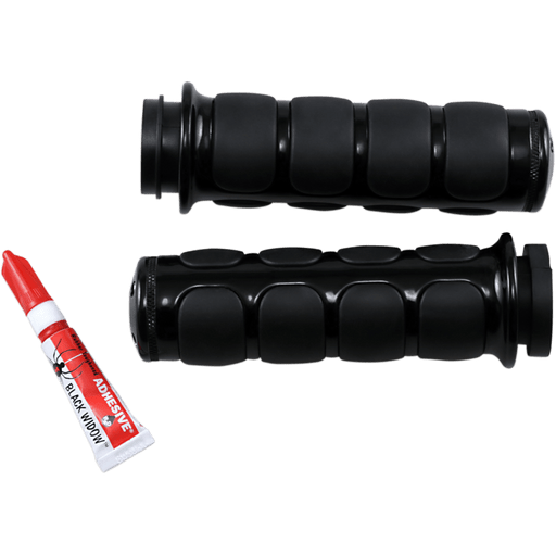 KURYAKYN 08 - 19 FLHT BLK ISO GRIPS F/ ELECT PN 6321 - Driven Powersports Inc.191209013073419073