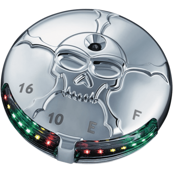 KURYAKYN 94 - 19 FLHR ZOMBIE LED FUEL/BATTERY GAUGE PN 7357 - Driven Powersports Inc.191209022600419987