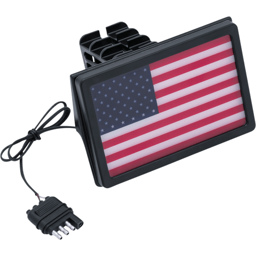 KURYAKYN COVER REC HITCH LED FLAG PN 2893 - Driven Powersports Inc.191209043452424893