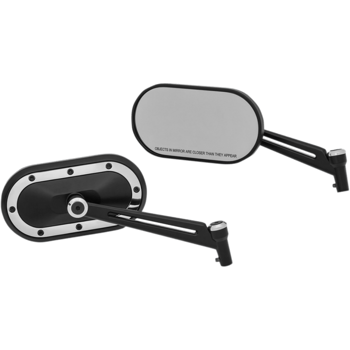 KURYAKYN HEAVY INDUSTRY MIRRORS, BLACK WITH PN 1766 - Driven Powersports Inc.191209022419419736