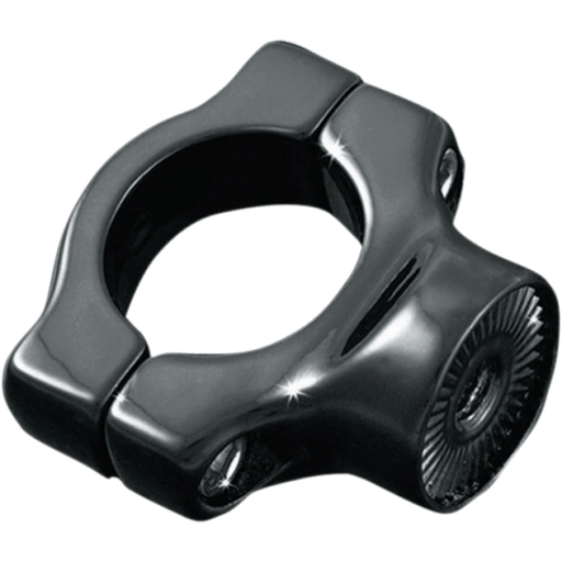 KURYAKYN SIDE LIC PLATE CLAMP, BLACK, 86 - 17 FXST PN 3116 - Driven Powersports Inc.191209015749419294