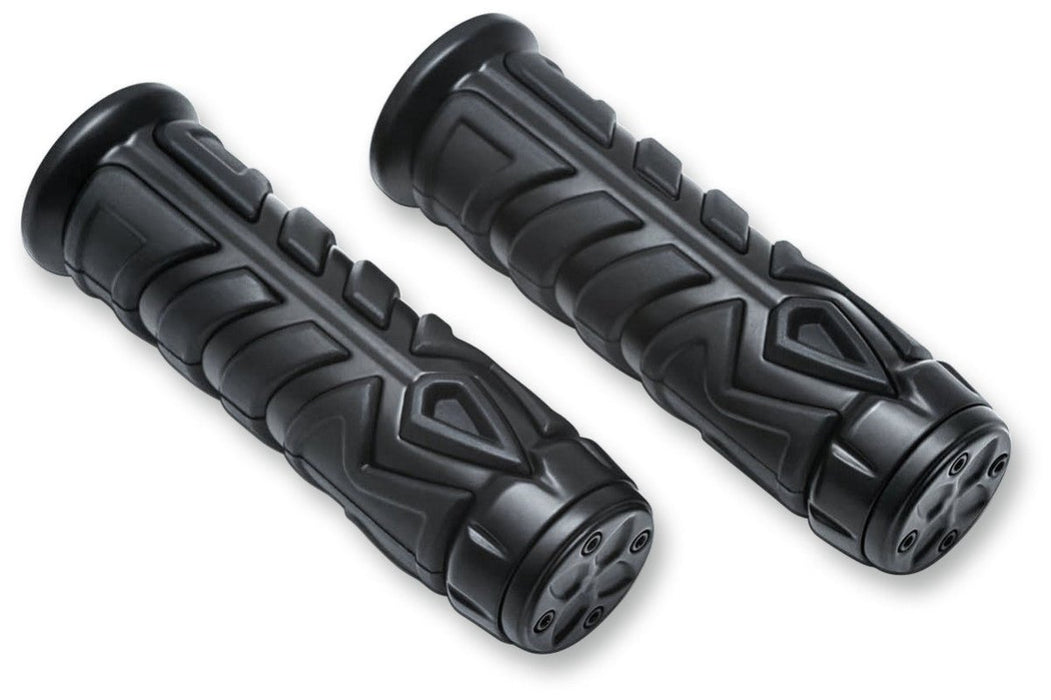 KURYAKYN SPEAR GRIPS FOR 7/8 BARS, SATIN BLACK" PN 5638 - Driven Powersports Inc.191209027292488890