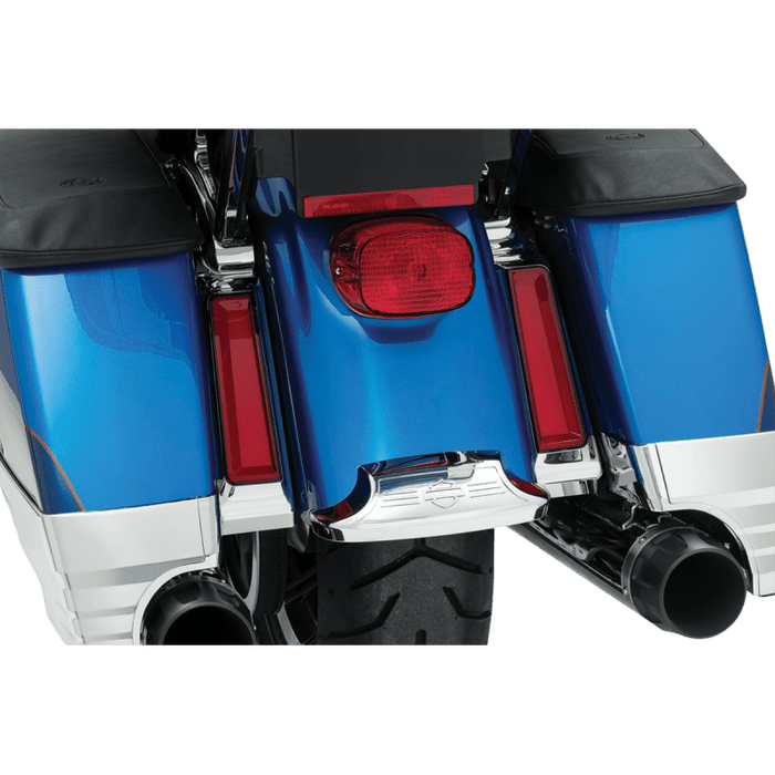 KURYAKYN TRACER L.E.D. INSERTS FOR SADDLEBAG SUPPORTS, CHROME PN 2900 - Driven Powersports Inc.191209039059471384