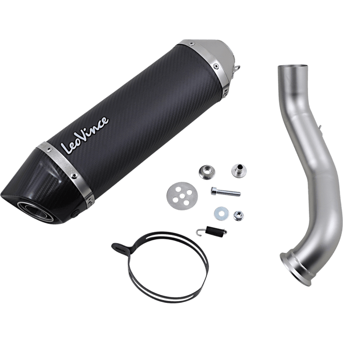 LEOVINCE LV1 EVO SLIP - ON EXHAUST CF KTM 690DUKE - Driven Powersports Inc.14303E