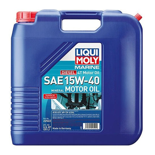 LIQUI MOLY 15W40 MARINE OIL MOTOR DIESEL (22522) - Driven Powersports Inc.410042022522222522