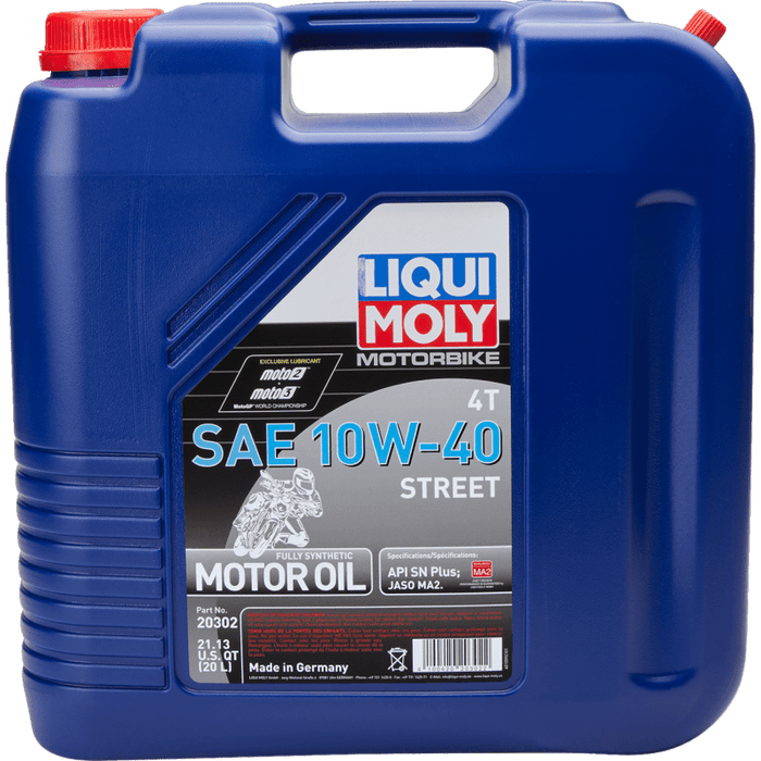 LIQUI MOLY OIL 4T SYNTHETIC STREET - Driven Powersports Inc.410042020302220302