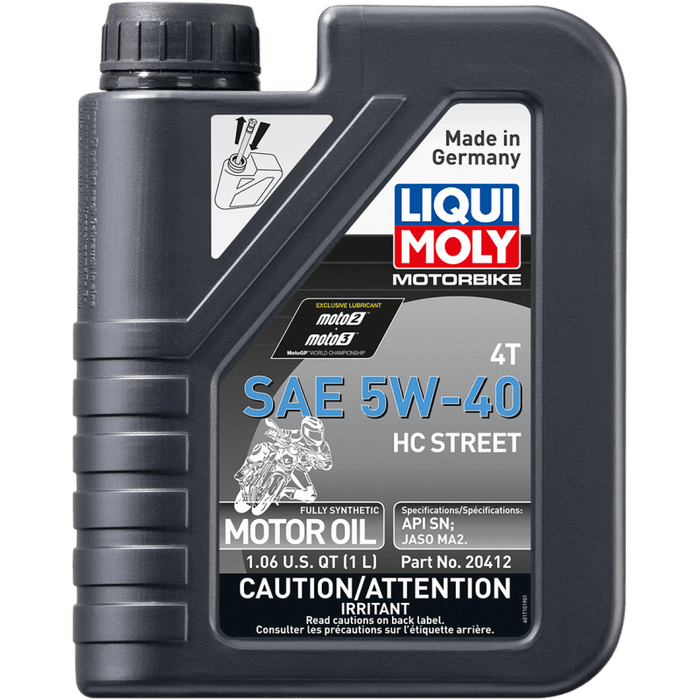 LIQUI MOLY OIL 4T SYNTHETIC STREET - Driven Powersports Inc.410042020413520412