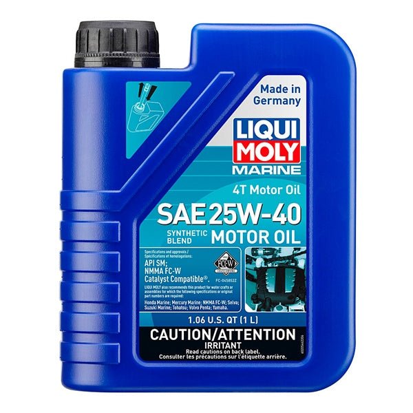 LIQUI MOLY OIL SYNTHETIC 4T MARINE 25W40 (20546) - Driven Powersports Inc.410042020546020546