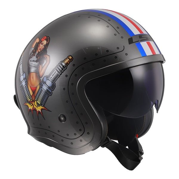 LS2 SPITFIRE OPEN - FACE HELMET - Driven Powersports Inc.6934432874486599 - 1171