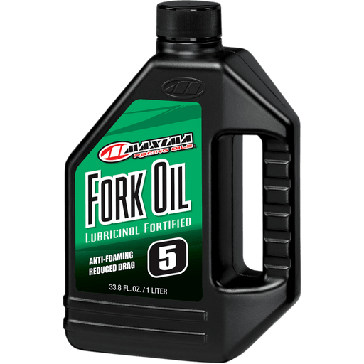 MAXIMA RACING OILS FORK OIL 5W - 1 LITER - Driven Powersports Inc.85121100575554901