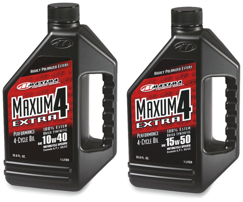 MAXIMA RACING OILS MAXUM4 EXTRA 100% SYN 10W40 128OZ/3.8L - Driven Powersports Inc.851211004970169128 - EA