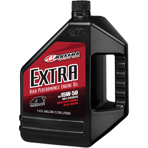 MAXIMA RACING OILS MAXUM4 EXTRA 100% SYN 15W50 128OZ/3.8L - Driven Powersports Inc.851211905017329128 - EA