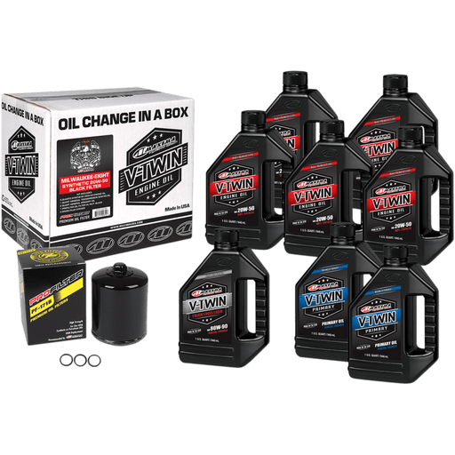 MAXIMA RACING OILS V - TWIN OIL FULL CHANGE KIT - Driven Powersports Inc.85121100791990 - 129018PB