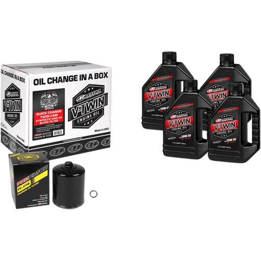 MAXIMA RACING OILS V - TWIN OIL QUICK CHANGE KIT (90 - 119014PB) - Driven Powersports Inc.85121100662290 - 119014PB