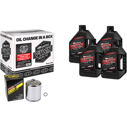 MAXIMA RACING OILS V - TWIN OIL QUICK CHANGE KIT (90 - 119014PC) - Driven Powersports Inc.85121100663990 - 119014PC