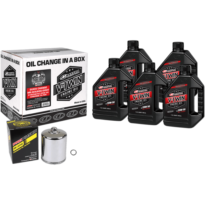 MAXIMA RACING OILS V - TWIN OIL QUICK CHANGE KIT - Driven Powersports Inc.85121100794090 - 129015PC