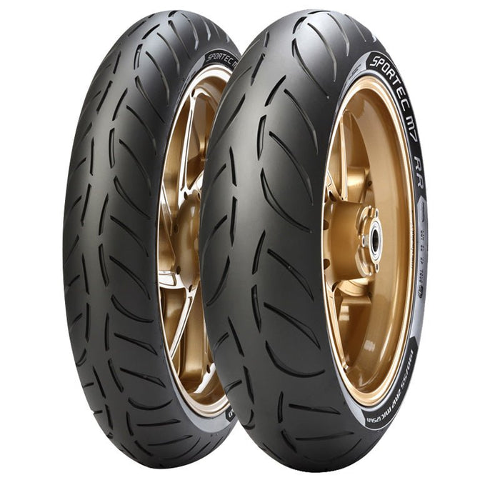 METZELER SPORTEC M7 RR TIRE 130/70ZR16 (61W) - FRONT (3865600) - Driven Powersports Inc.80192273865613865600