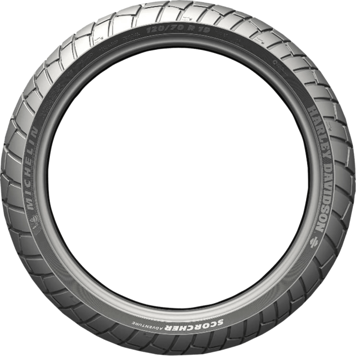 MICHELIN 120/70R19 60V SCORCHER ADVENTURE FRONT OE (25421) - Driven Powersports Inc.352870956700825421