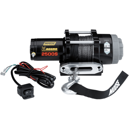 MOOSE UTILITY DIVISION MOOSE WINCH 2500LB W/SYN RP - Driven Powersports Inc.4505 - 0760MOOSE 25 - S