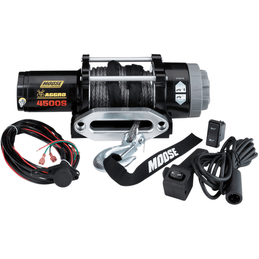 MOOSE UTILITY DIVISION MOOSE WINCH 4500LB W/SYN RP - Driven Powersports Inc.4505 - 0764MOOSE 45 - S