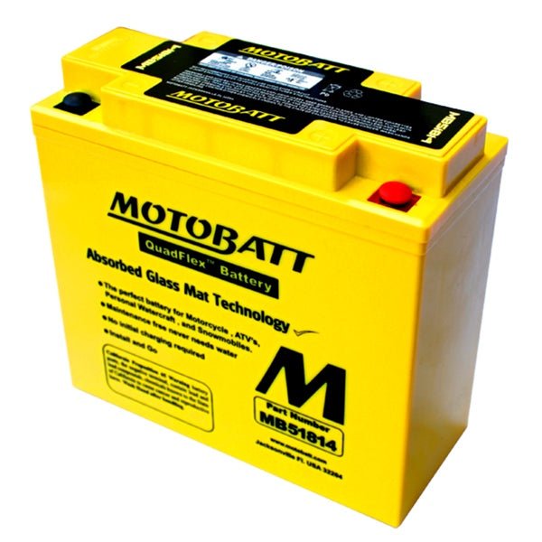 MOTOBATT MB51814 BATTERY QUADFLEX - Driven Powersports Inc.779421335793MB51814