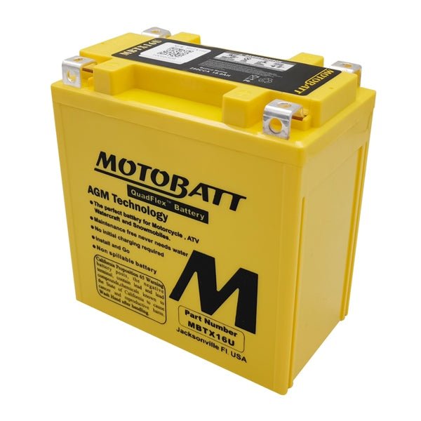 MOTOBATT MBTX16U BATTERY QUADFLEX - Driven Powersports Inc.6947312400064MBTX16U