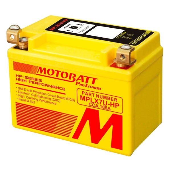 MOTOBATT MPLX7U - HP BATTERY PRO LITHIUM - Driven Powersports Inc.779421336578MPLX7U - HP