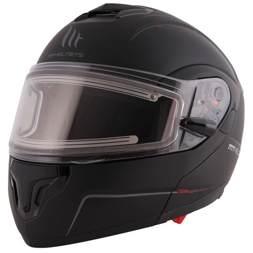 MT HELMETS ATOM - V ELECTRIC SHIELD HELMET - MATTE - Driven Powersports Inc.8501721IT - 025 - 423