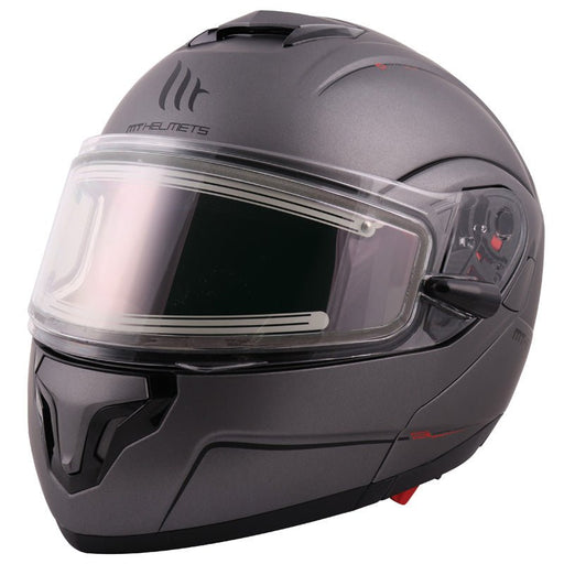 MT HELMETS ATOM - V ELECTRIC SHIELD HELMET - MATTE - Driven Powersports Inc.8501731IT - 025 - 433