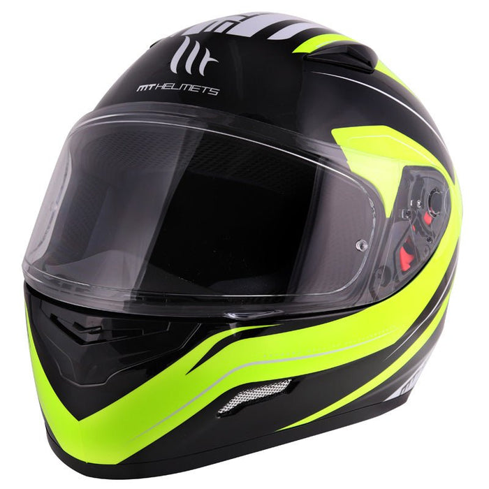 MT HELMETS MUGELLO HELMET - MAKER - YELLOW HI - VIZ (2XL) - Driven Powersports Inc.IT - 020 - 123