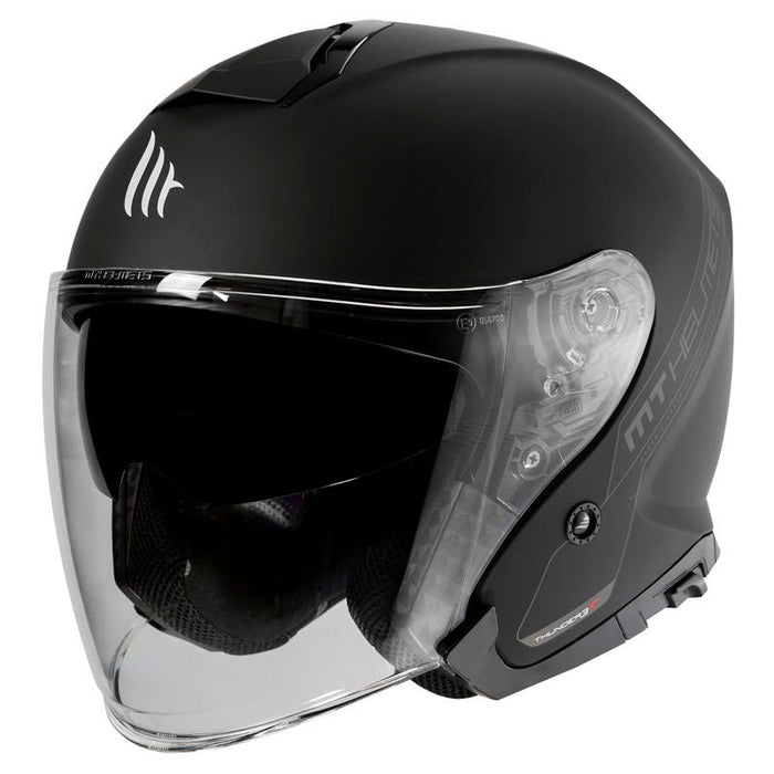 MT HELMETS THUNDER 3 JET - V HELMET - MATTE BLACK (3XL) - Driven Powersports Inc.8502361IT - 123 - 013