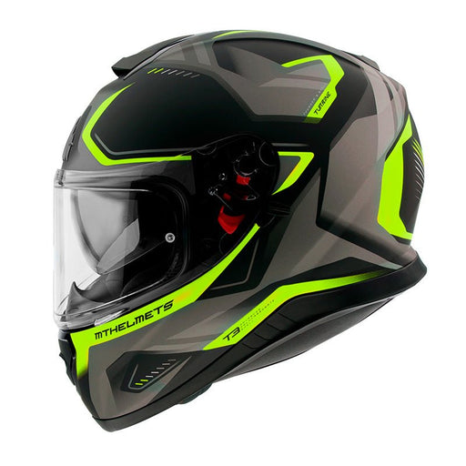 MT HELMETS THUNDER 3 SV HELMET - TURBINE - YELLOW HI - VIZ (3XL) - Driven Powersports Inc.8503231IT - 023 - 243