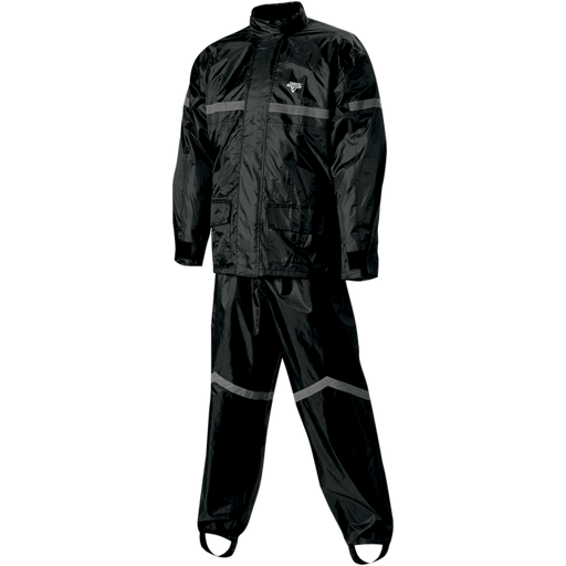 NELSON - RIGG STORMRIDER BLACK/ORANGE RAINSUIT (4XL) - Driven Powersports Inc.978591502534SR - 6000 - BLK - 01 - SM