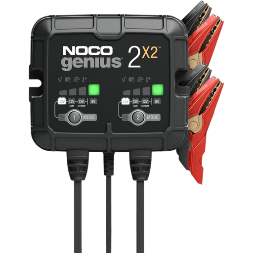 NOCO 2 - BANK BATTERY CHARGER 4A 60 - Driven Powersports Inc.046221190427GENIUS2X2