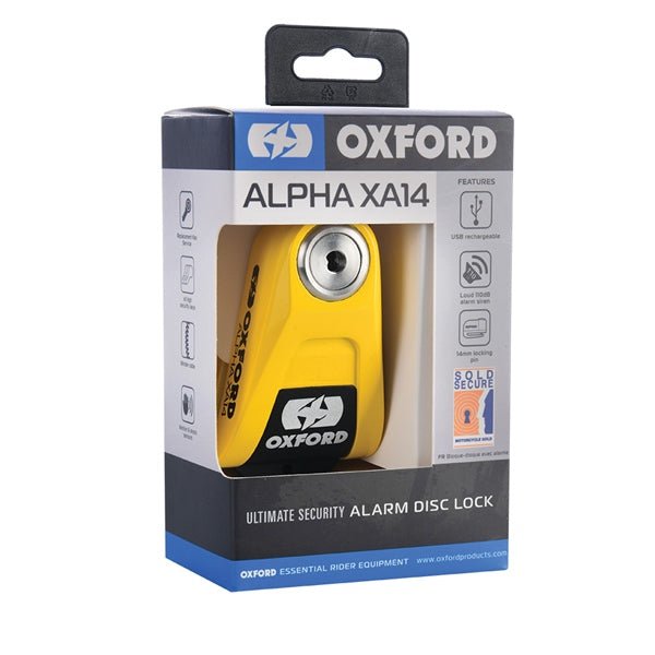 OXFORD PRODUCTS ALPHA XA14 SUPER STRONG ALARM DISC LOCK (LK217) - Driven Powersports Inc.5030009095177LK217