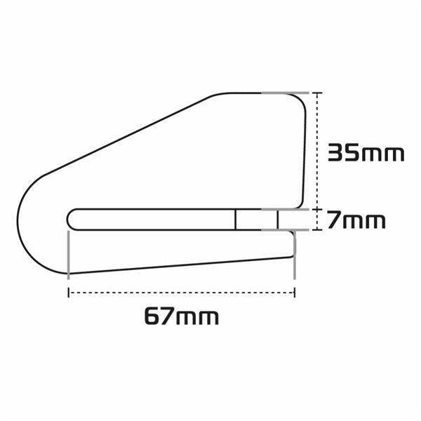 OXFORD PRODUCTS ALPHA XA14 SUPER STRONG ALARM DISC LOCK (LK217) - Driven Powersports Inc.5030009095177LK217